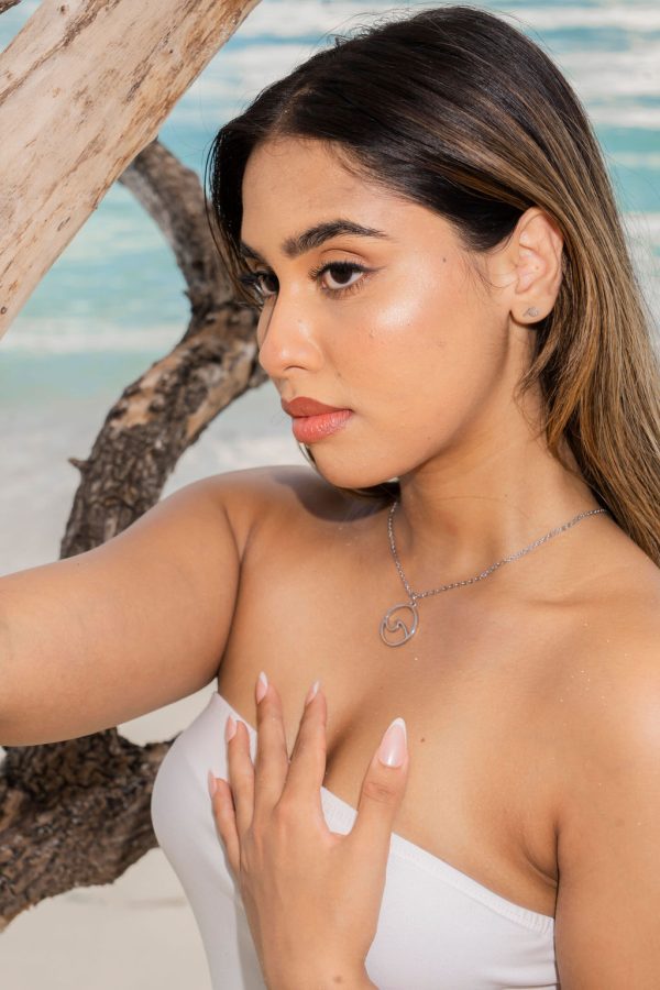 Wave Necklace Silver